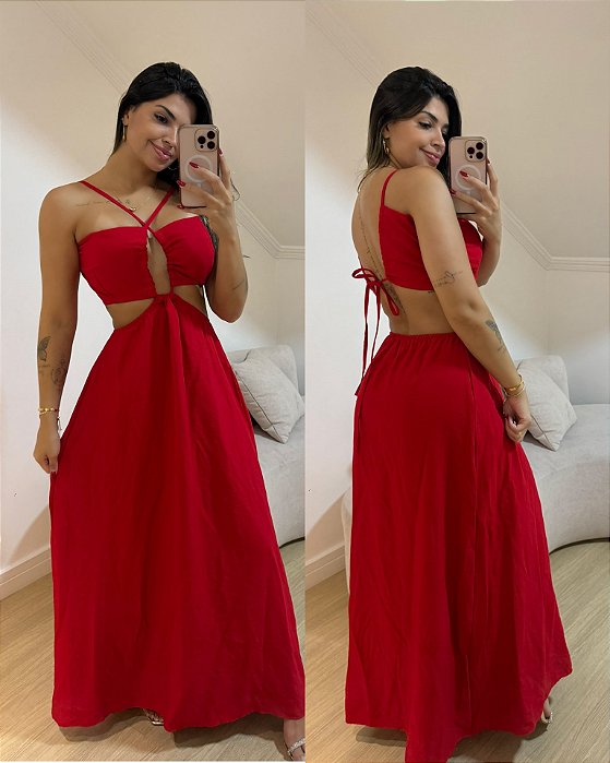 Vestido Pietra Vermelho