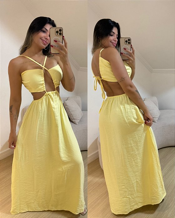 Vestido Pietra Amarelo