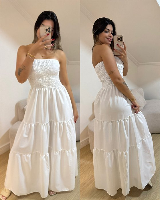 Vestido Mariah Branco