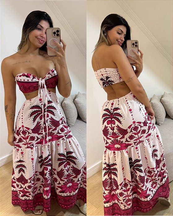 Vestido Lily Pink Coqueiro