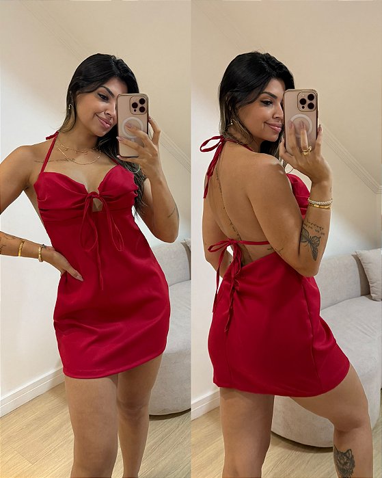 Vestido Fabi Vermelho