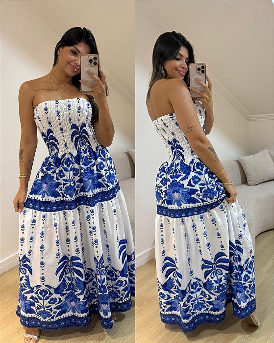 Vestido Hawai Azul 2