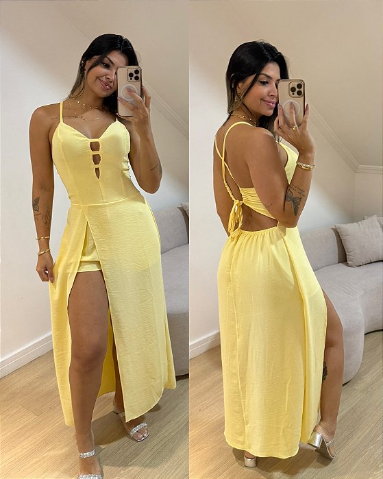 Vestido Elô Amarelo