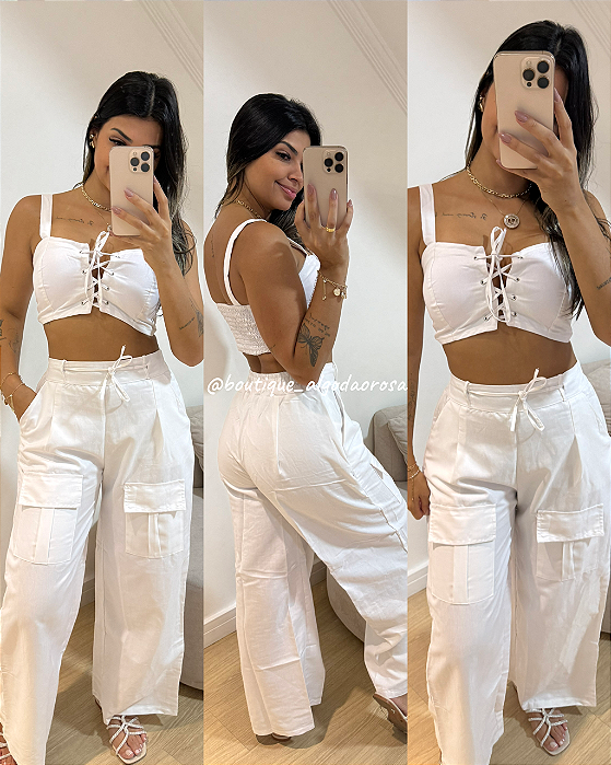 Conjunto Jaque Branco