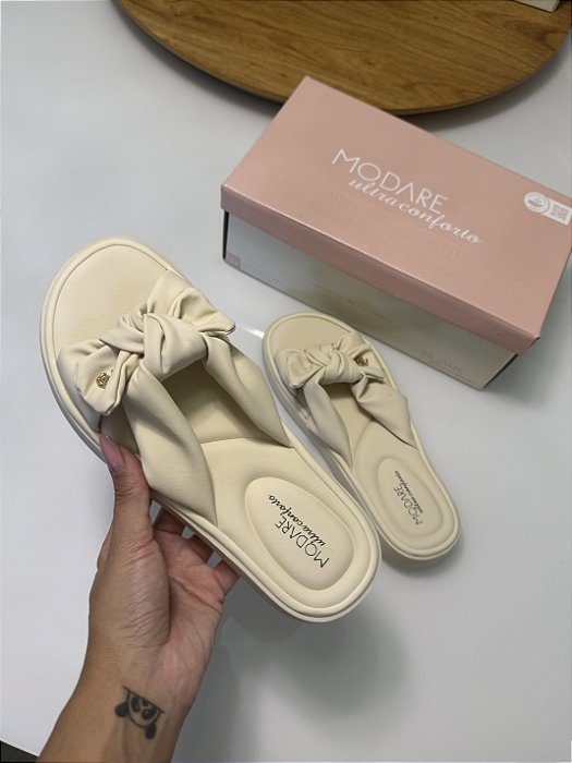 Sandália Modare Creme
