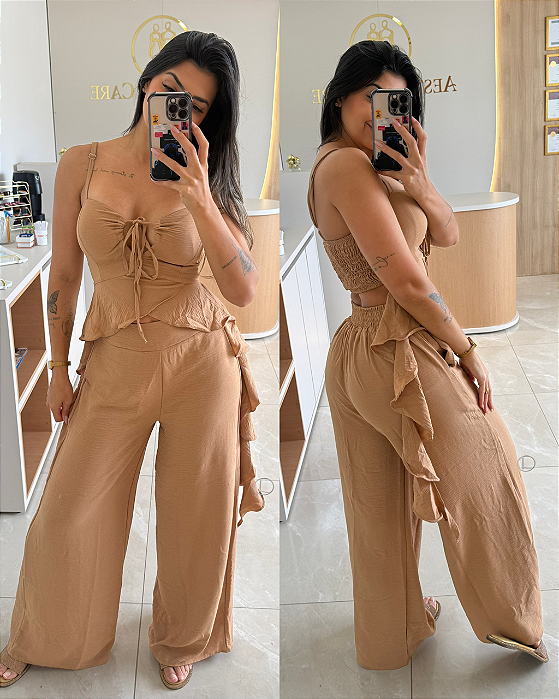Conjunto Shirley Bege