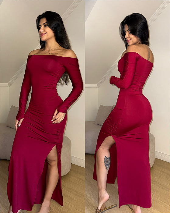Vestido Tânia Vinho
