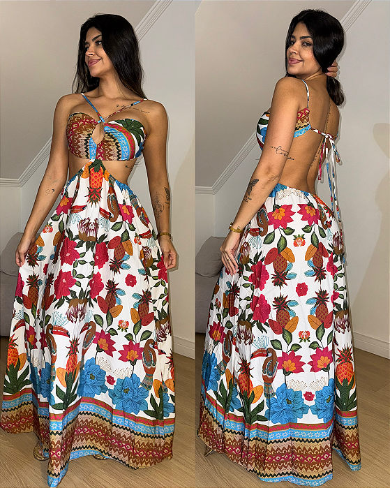Vestido Pérola Estampa 2