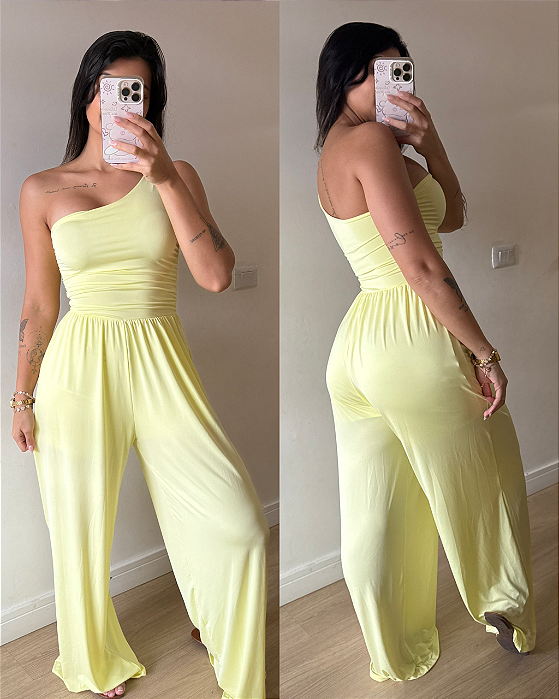 Macacão Shirley Amarelo