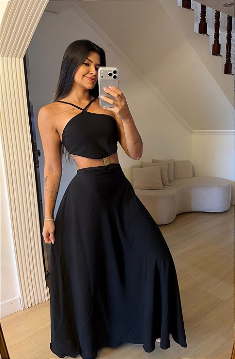 Vestido Elsa Preto