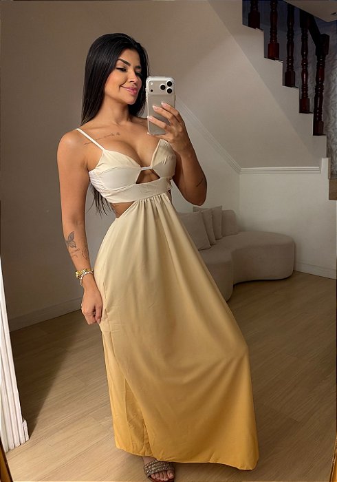 Vestido Carmela Amarelo