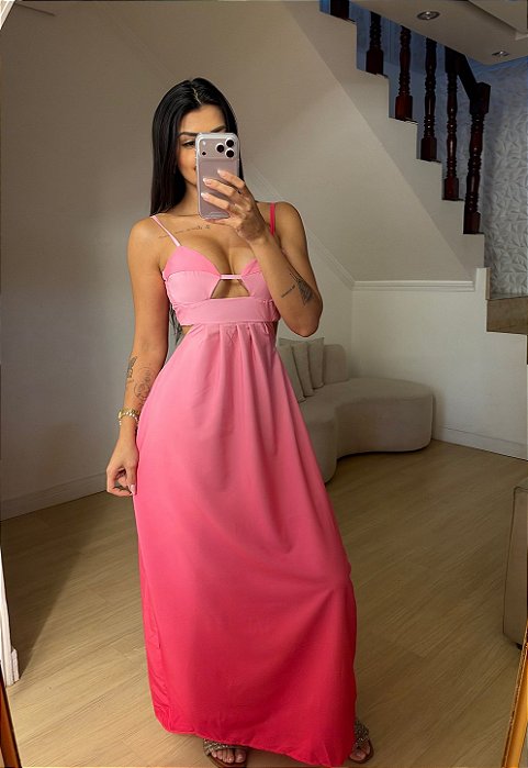 Vestido Carmela Rosa