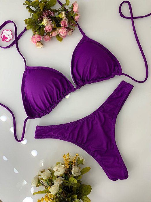Biquini roxo Clearance