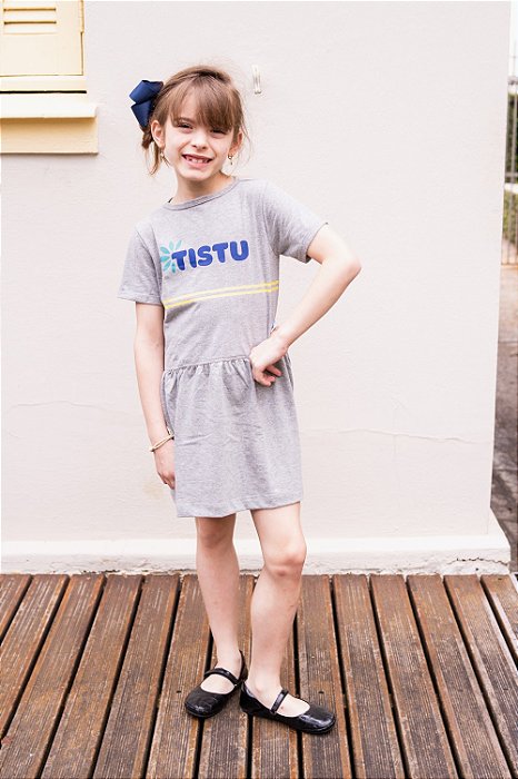 Vestido Manga Curta