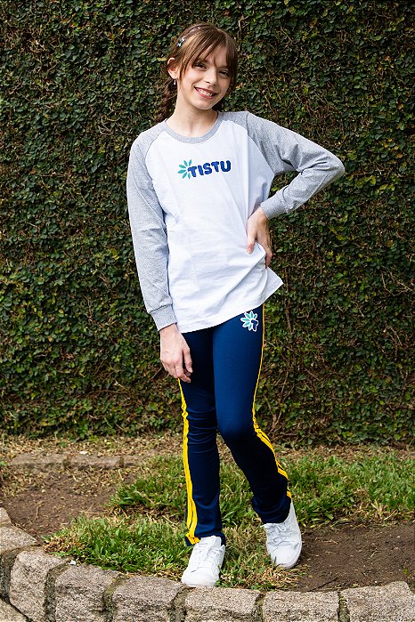 Camiseta Manga Longa Raglan