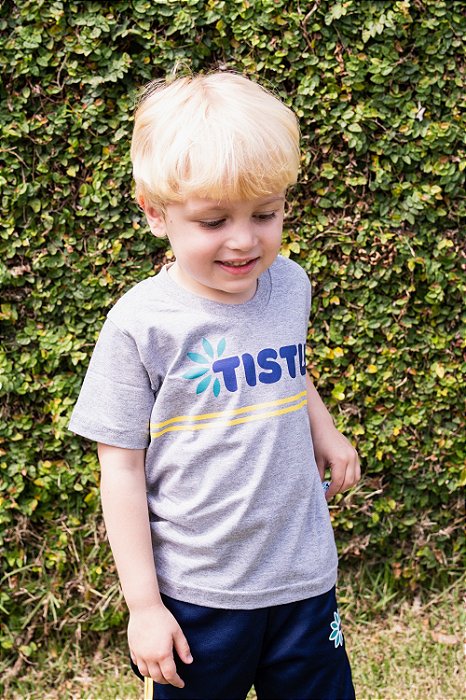 Camiseta Manga Curta Listra Mescla