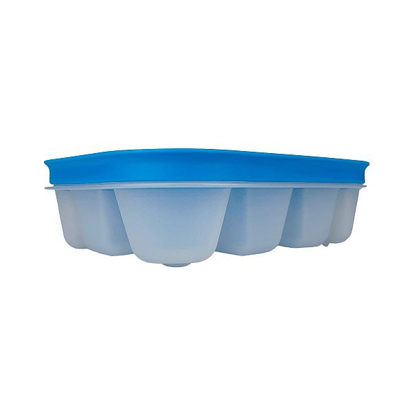 Tupperware forma de gelo 12 cubos azul - izaoliveira/tupperware.com.br