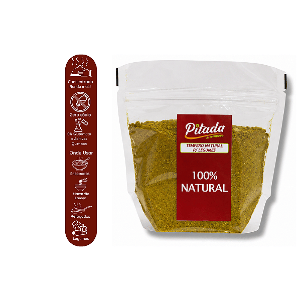 Tempero Natural para Legumes