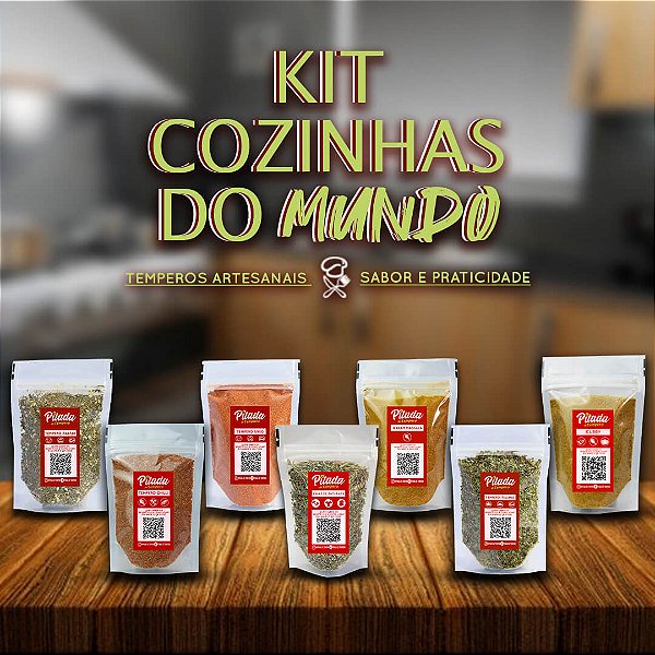 Kit Cozinhas do Mundo