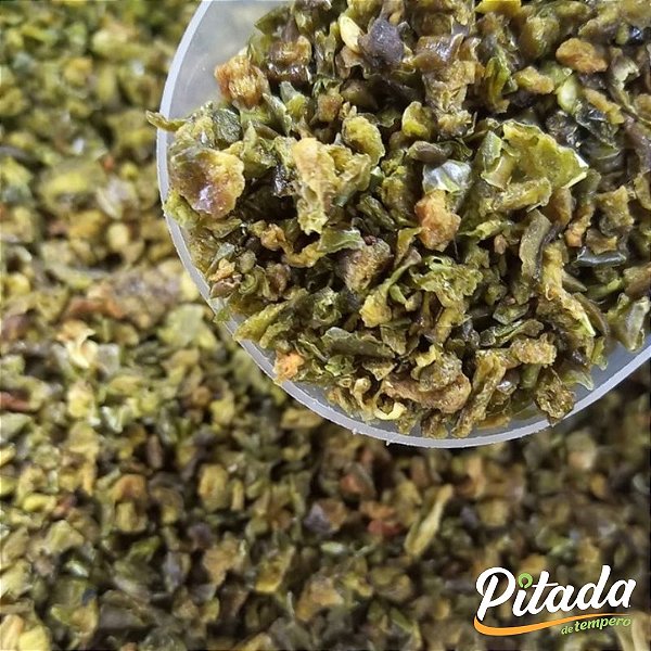Pimentão Verde Desidratado