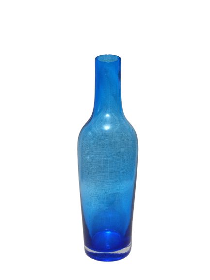 Vaso Decorativo Vidro Azul