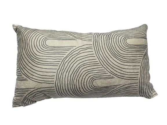 Almofada Sued 20 x 50 cm - Linhas Geométricas