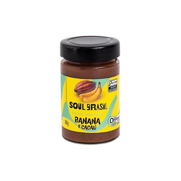 Geleia Orgânica de Banana com Cacau - 200g