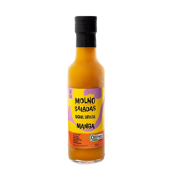 Molho Orgânico para Saladas e Marinadas Manga - 250ml