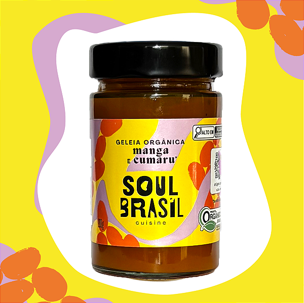 Geleia Orgânica de Manga Com Cumaru - 200g