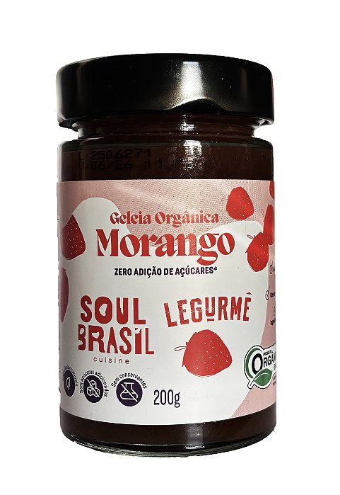 Geleia de Morango - SEM ADIÇÃO DE AÇÚCAR