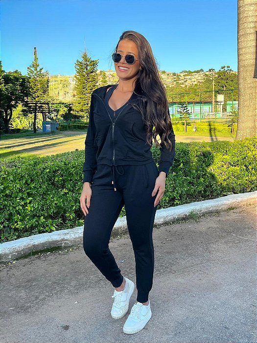 Conjunto Linha Comfy – Moletinho Premium com Capuz