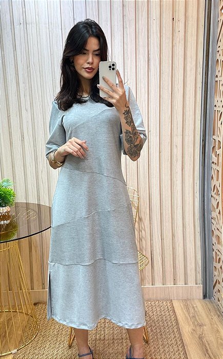 Vestido Over Moletinho Premium