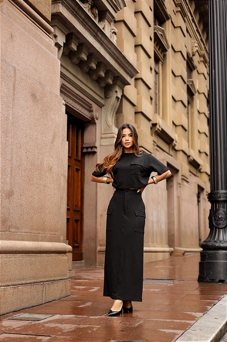 Conjunto Comfy saia