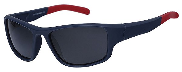Óculos De Sol Infantil AT 99071 Azul/Vermelho (04 a 12 anos)