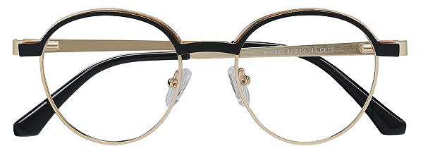 Armação Óculos Receituário AT 20523 Preto/Dourado