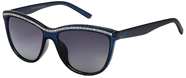 Óculos de Sol Feminino AT 1612 Azul Transparente