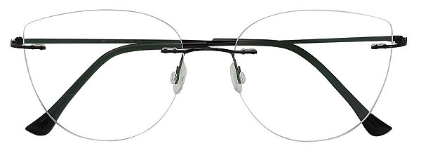 Armação Óculos Receituário AT 687 Preto Titanium