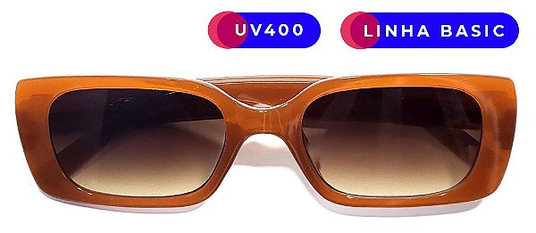 Óculos de Sol Unissex AT 210 Marrom