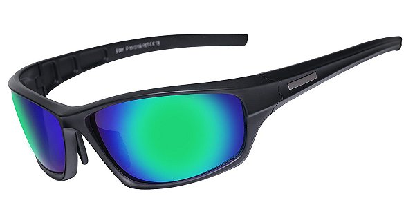 Óculos de Sol Silicone Flexível Gordon Azul/Verde