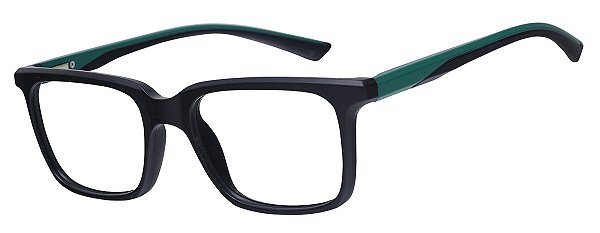 Armação Óculos Receituário Spark Preto/Verde