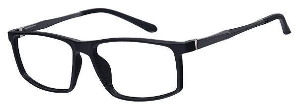 Armação Óculos Receituário AT 745 Preto/Prata