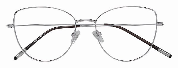 Armação Óculos Receituário Ariana Prata