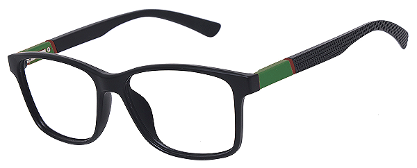 Armação Óculos Receituário AT 1132 Preto/Verde