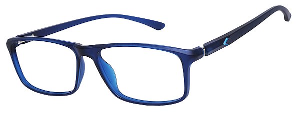 Armação Óculos Receituário Kongo Azul