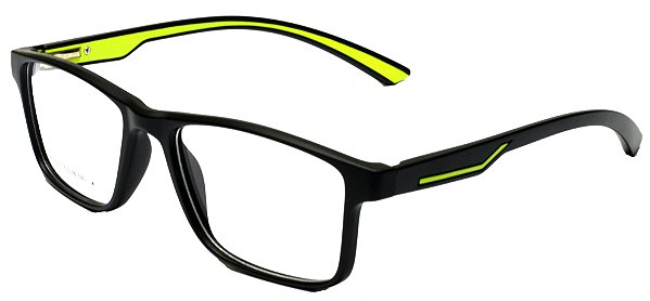 Armação Óculos Receituário AT 1025 Preto/Verde