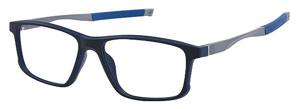 Armação Óculos Receituário AT 5812 Azul/Prata