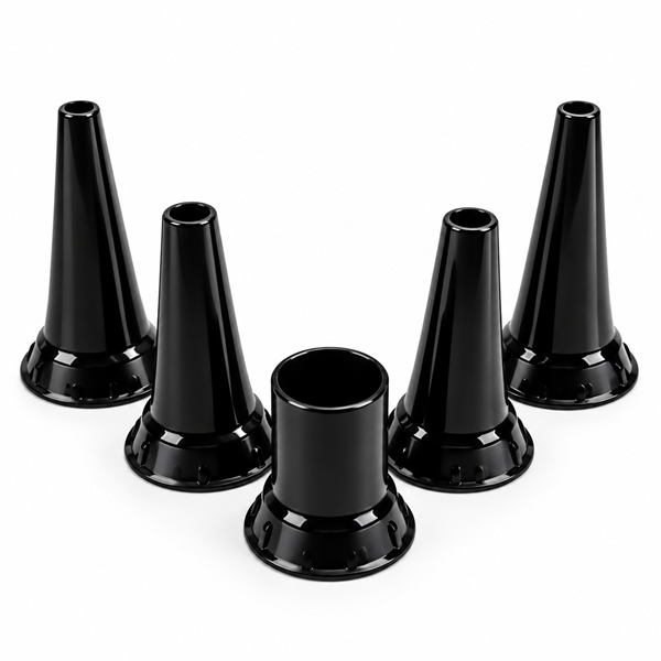 Espéculo Auricular MD Reutilizável para Otoscópio (Kit c/ 5 unidades)