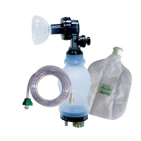 Reanimador Manual Neonatal em Silicone Autoclavável 121° AMBU com Reservatório