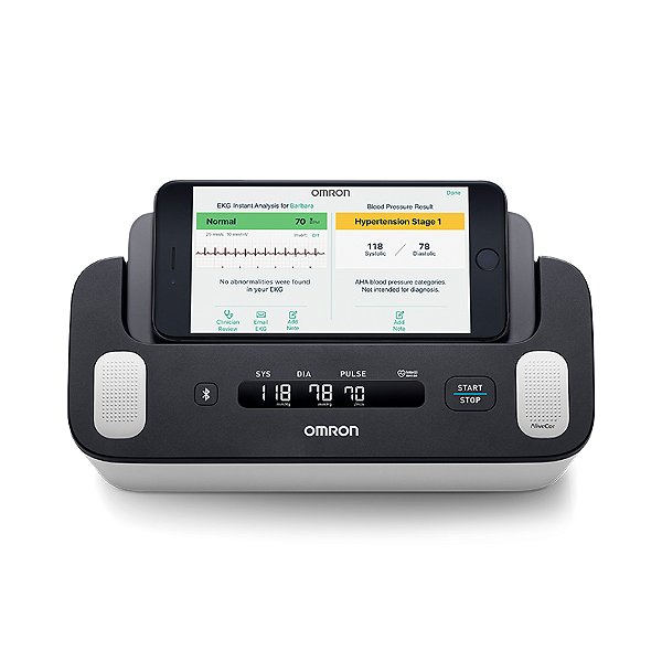 Monitor de Pressão Arterial de Braço Complete + ECG Omron