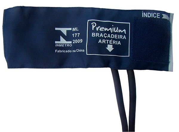 Braçadeira Premium Infantil Nylon Velcro com Manguito 2 Vias